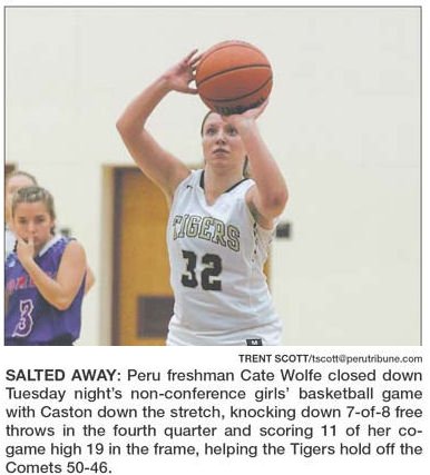 Students in School Activites (Athletics, Classrooms, Plays, Band, Art Projects) (Girls Basketball Newspaper Clipping 2.jpg)